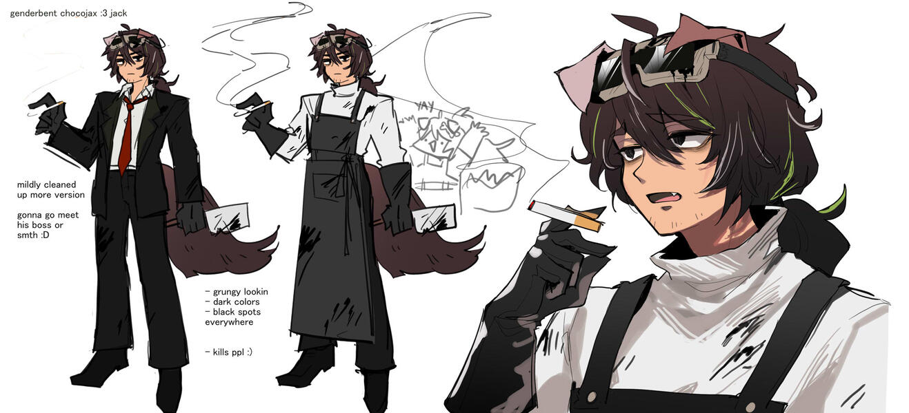 Genderbent chocojax [WIP]