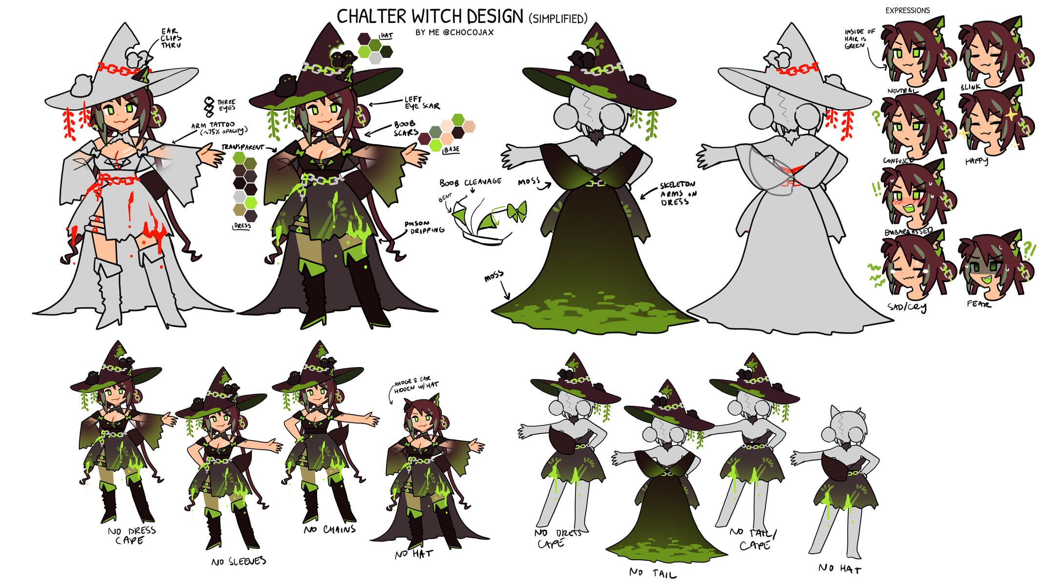 Chalter Witch Design Sheet