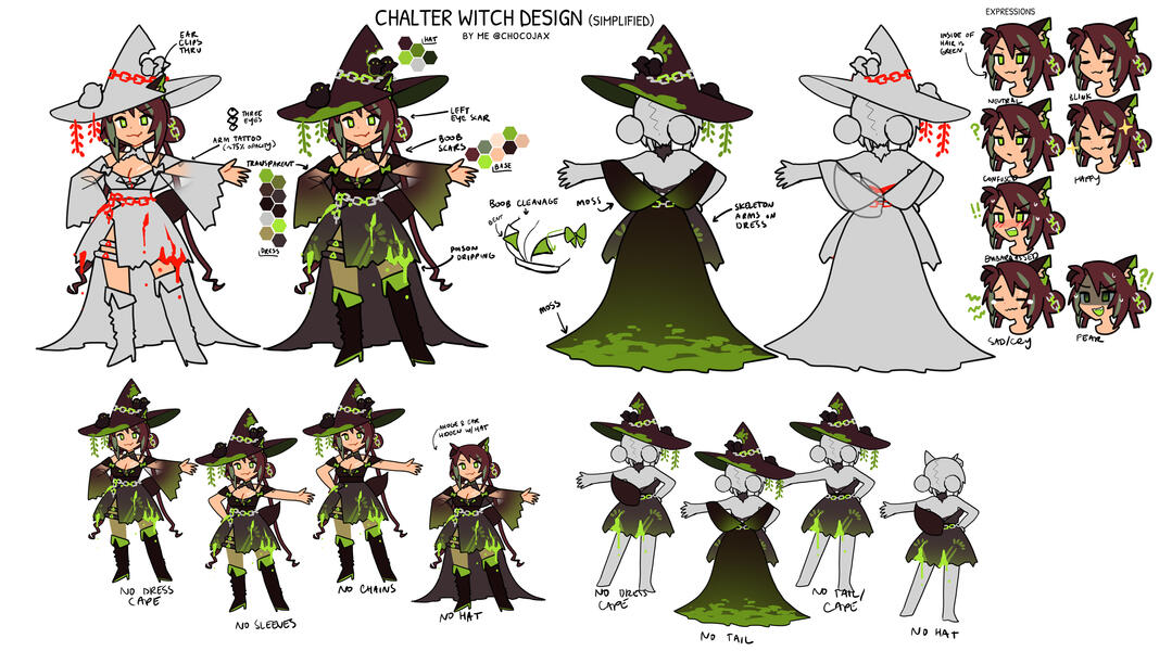 Chalter Witch Design Sheet