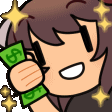 Money (can be anything in hands) 11 frames